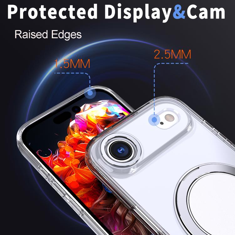 For iPhone Air 360-degree Rotating MagSafe Magnetic Holder Phone Case