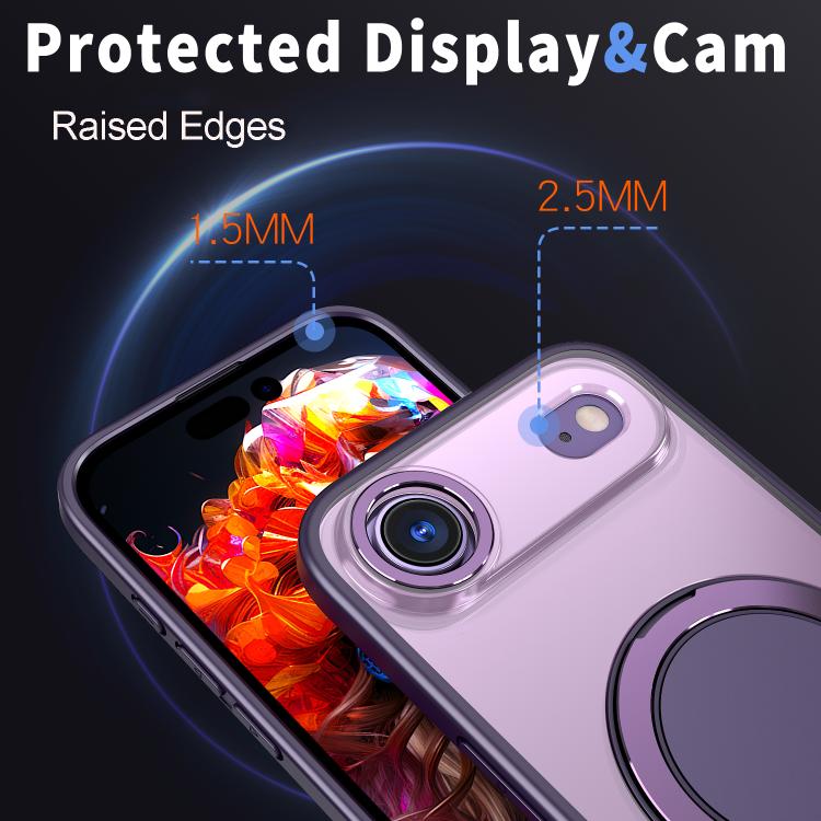 For iPhone Air 360-degree Rotating MagSafe Magnetic Holder Phone Case
