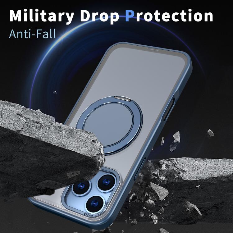 For iPhone 17 Pro 360-degree Rotating MagSafe Magnetic Holder Phone Case