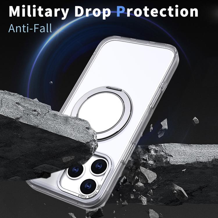 For iPhone 17 Pro 360-degree Rotating MagSafe Magnetic Holder Phone Case