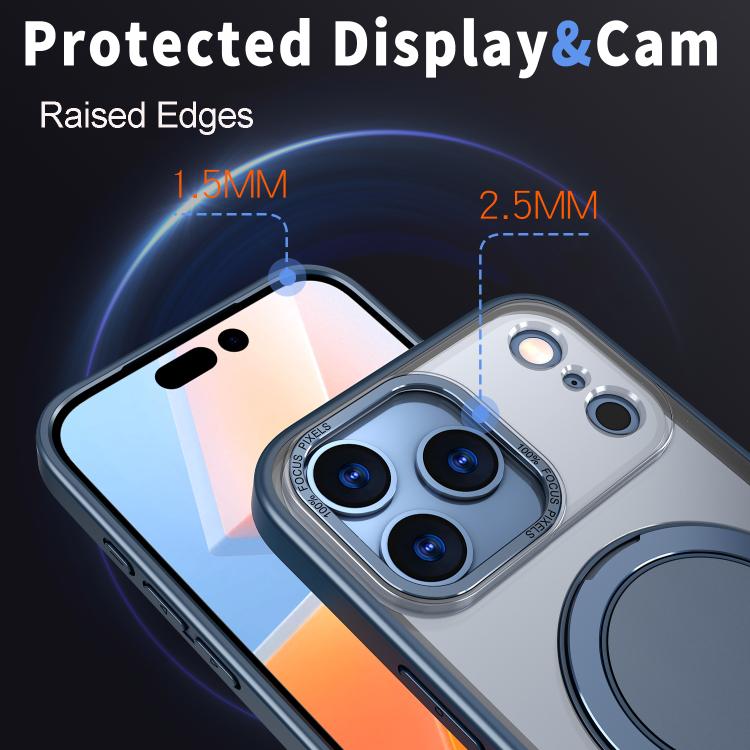 For iPhone 17 Pro Max 360-degree Rotating MagSafe Magnetic Holder Phone Case
