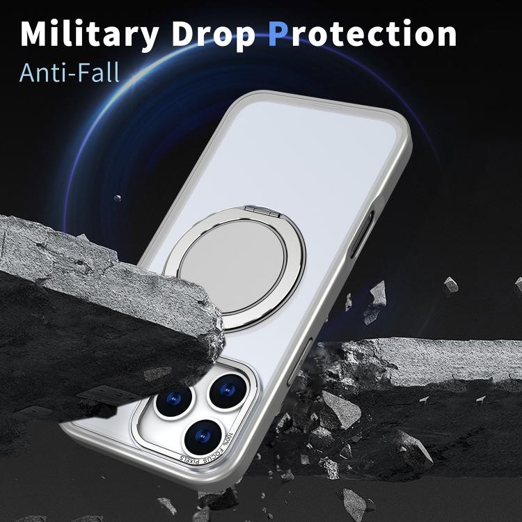 For iPhone 17 Pro Max 360-degree Rotating MagSafe Magnetic Holder Phone Case