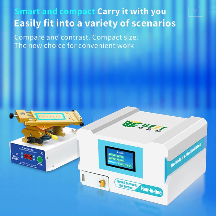 BEST B-528 4 in 1 7 inch Intelligent Laminating and Defoaming Machine Built-in Vacuum Pump, Plug:US Plug