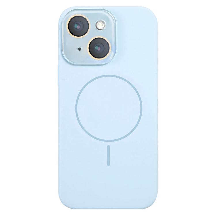 For iPhone 13 Thin Circle MagSafe Liquid Silicone Phone Case