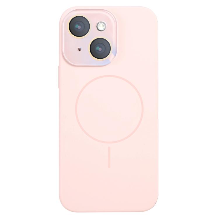 For iPhone 14 Thin Circle MagSafe Liquid Silicone Phone Case