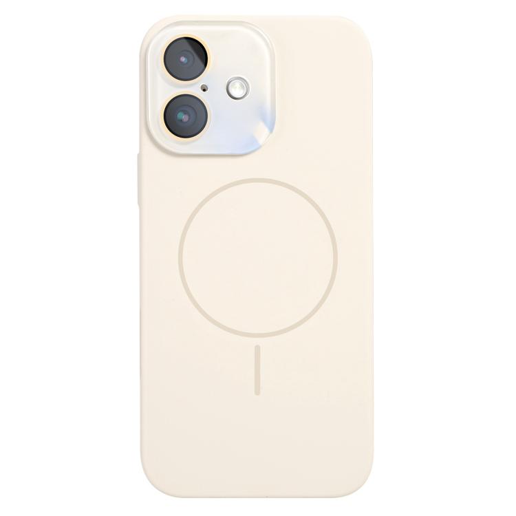 For iPhone 16 Thin Circle MagSafe Liquid Silicone Phone Case