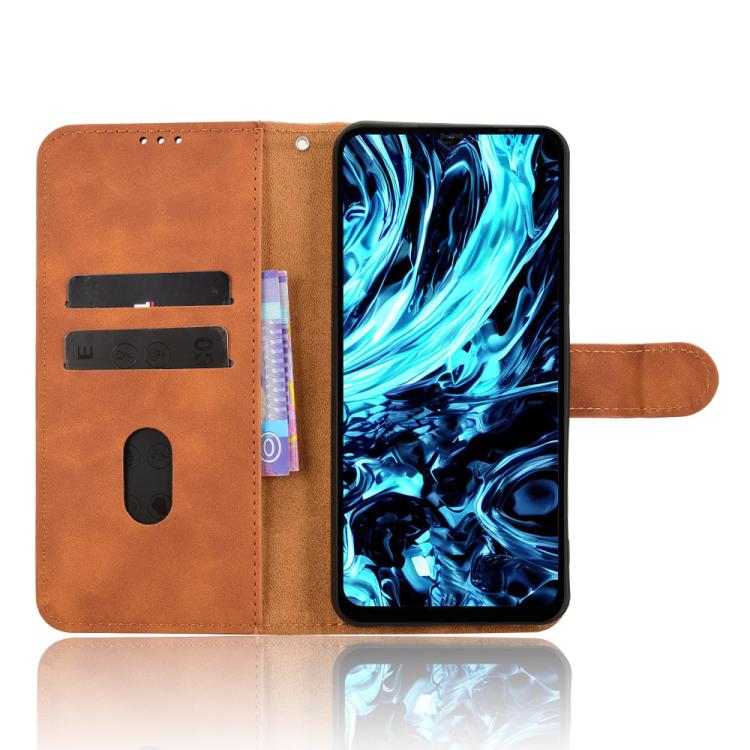 For Doogee Note 56X Skin Feel Magnetic Flip Leather Phone Case