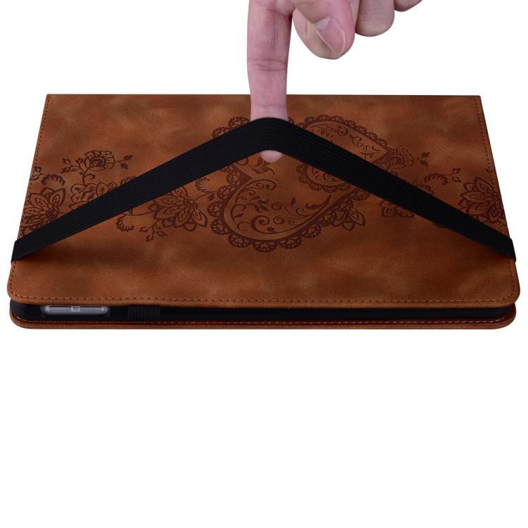 For Lenovo Tab M8 4th Gen Love Hearts Embossed Leather Tablet Case