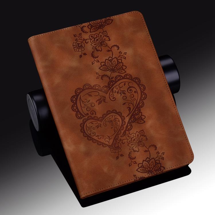For Samsung Galaxy Tab A 9.7 T550 Love Hearts Embossed Leather Smart Tablet Case