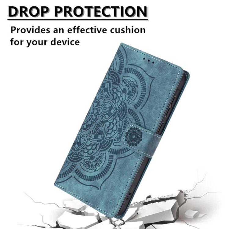 For OPPO A79 5G Mandala Embossed Retro Frosted Leather Phone Case