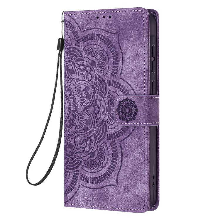 For OPPO A79 5G Mandala Embossed Retro Frosted Leather Phone Case