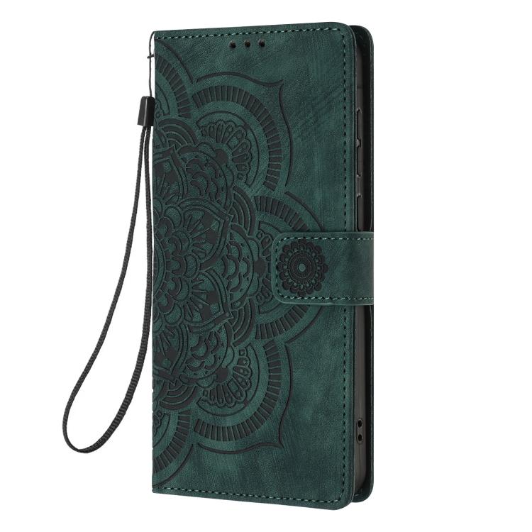 For OPPO A79 5G Mandala Embossed Retro Frosted Leather Phone Case