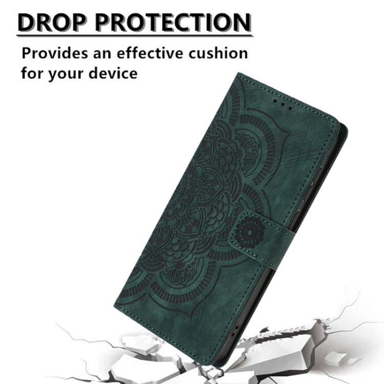 For OPPO A79 5G Mandala Embossed Retro Frosted Leather Phone Case