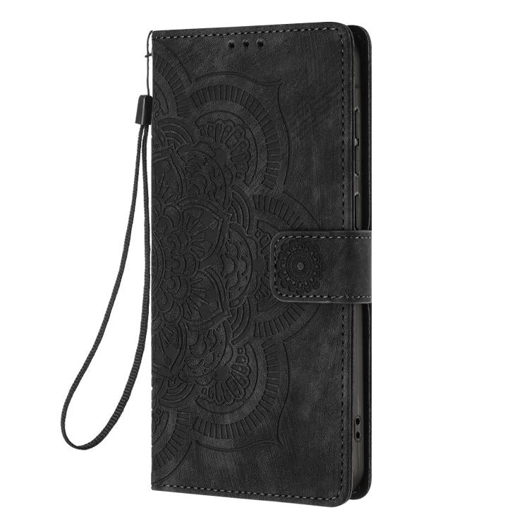For OPPO A79 5G Mandala Embossed Retro Frosted Leather Phone Case