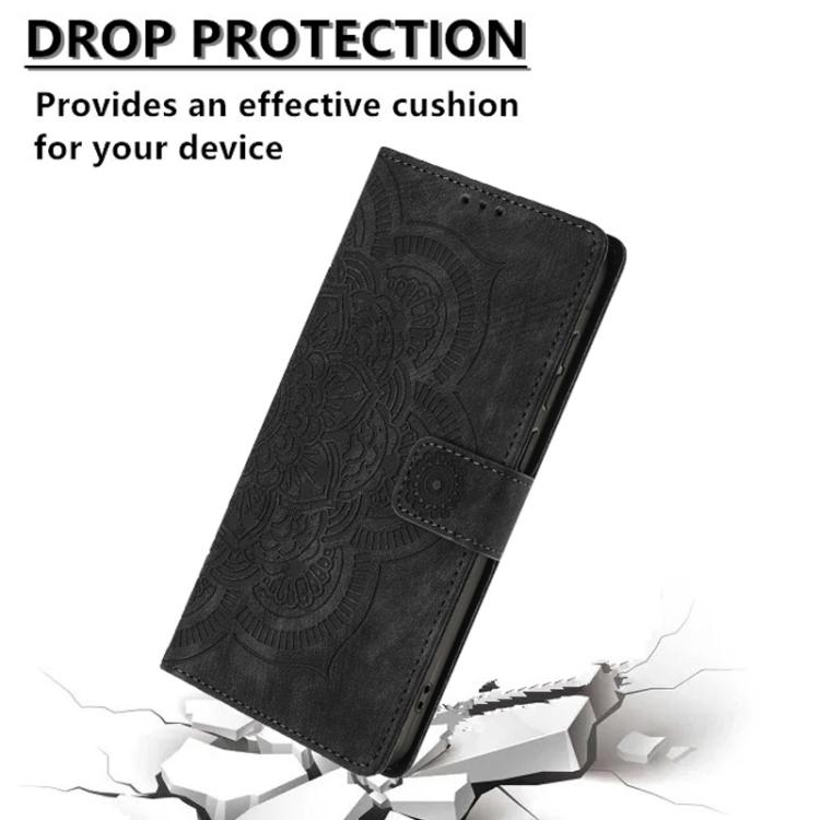 For OPPO A79 5G Mandala Embossed Retro Frosted Leather Phone Case
