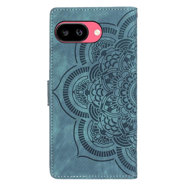 For Google Pixel 10a Mandala Embossed Retro Frosted Leather Phone Case
