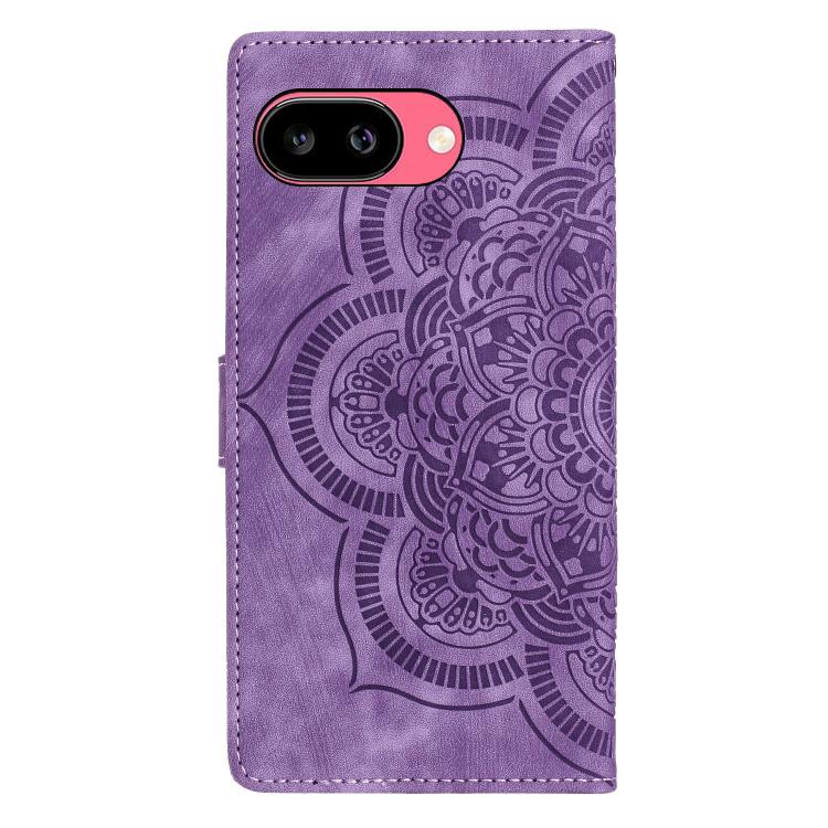 For Google Pixel 10a Mandala Embossed Retro Frosted Leather Phone Case