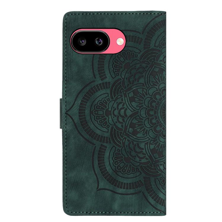 For Google Pixel 10a Mandala Embossed Retro Frosted Leather Phone Case