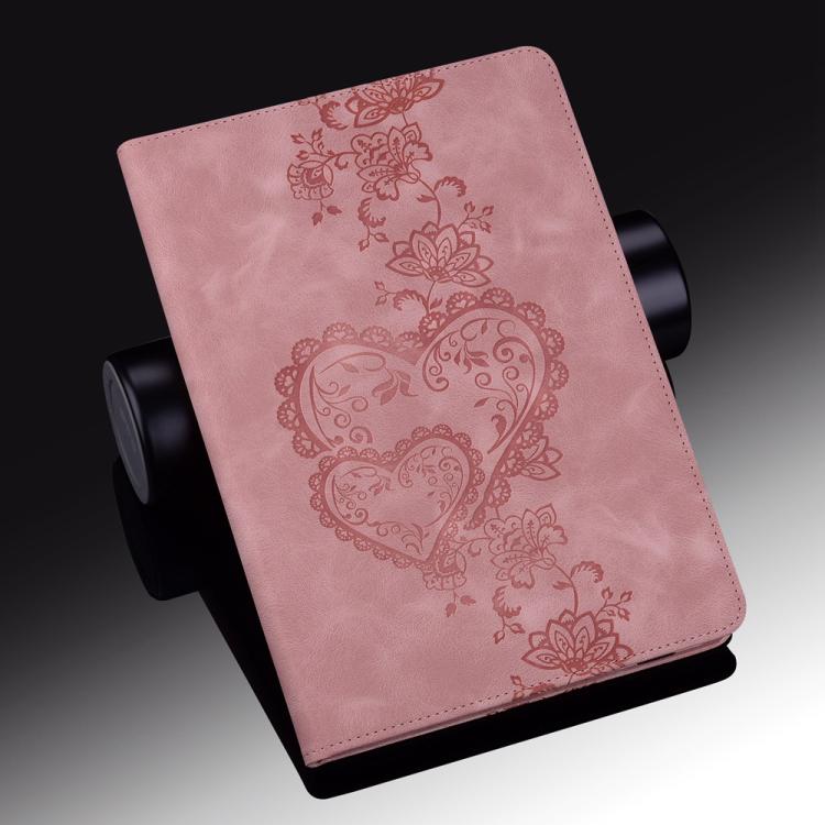For Samsung Galaxy Tab A 10.1 2019 Love Hearts Embossed Leather Tablet Case