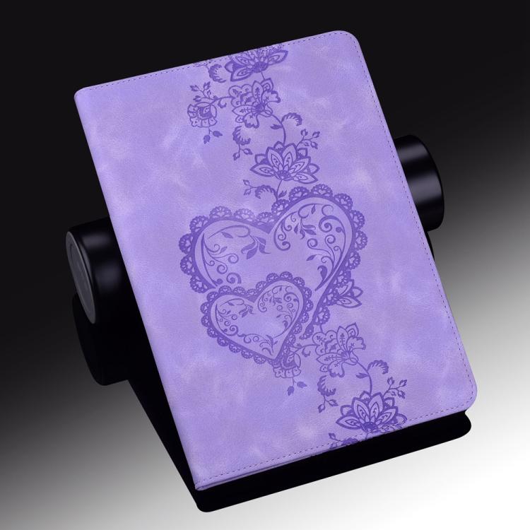 For Samsung Galaxy Tab S2 9.7 Love Hearts Embossed Leather Tablet Case