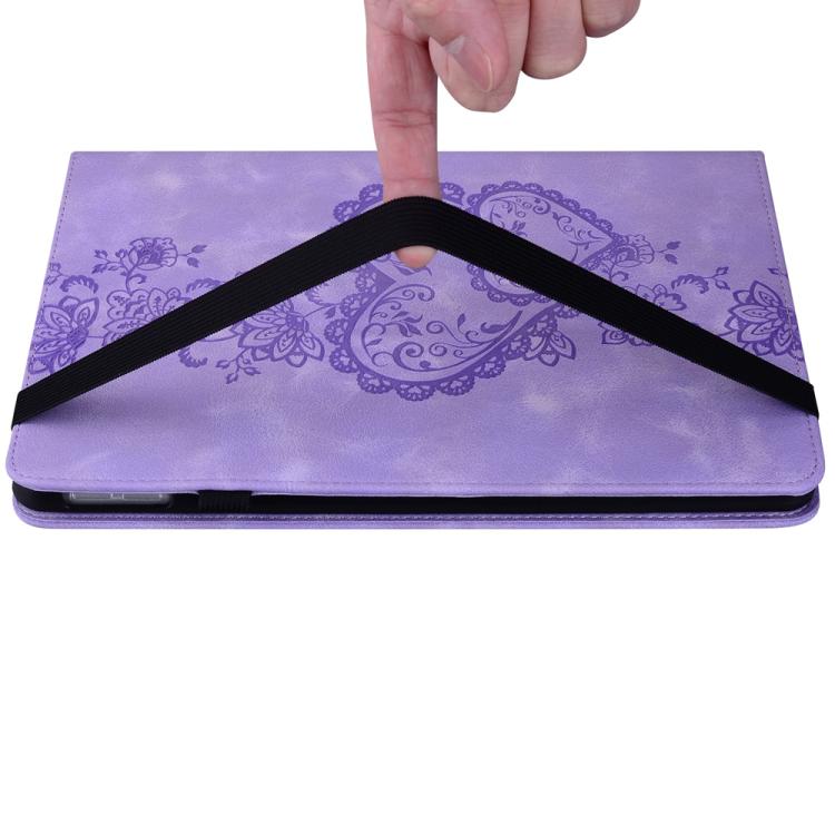 For Samsung Galaxy Tab A 10.1 2016 Love Hearts Embossed Leather Tablet Case