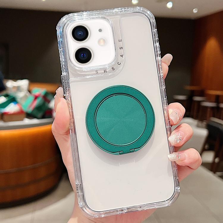 For iPhone 11 Dreamland Transparent MagSafe Holder Phone Case