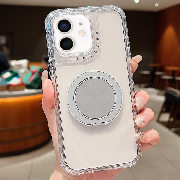 For iPhone 11 Dreamland Transparent MagSafe Holder Phone Case