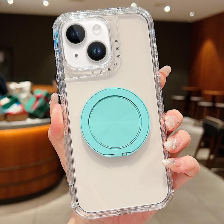 For iPhone 14 Dreamland Transparent MagSafe Holder Phone Case