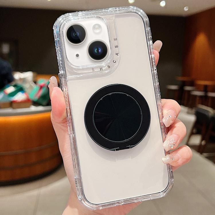 For iPhone 14 Plus Dreamland Transparent MagSafe Holder Phone Case