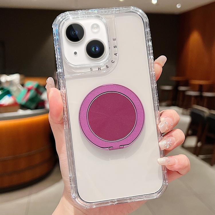For iPhone 15 Dreamland Transparent MagSafe Holder Phone Case