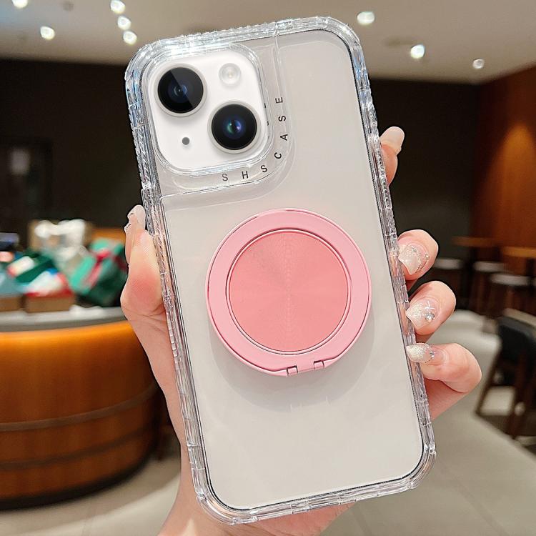 For iPhone 15 Plus Dreamland Transparent MagSafe Holder Phone Case