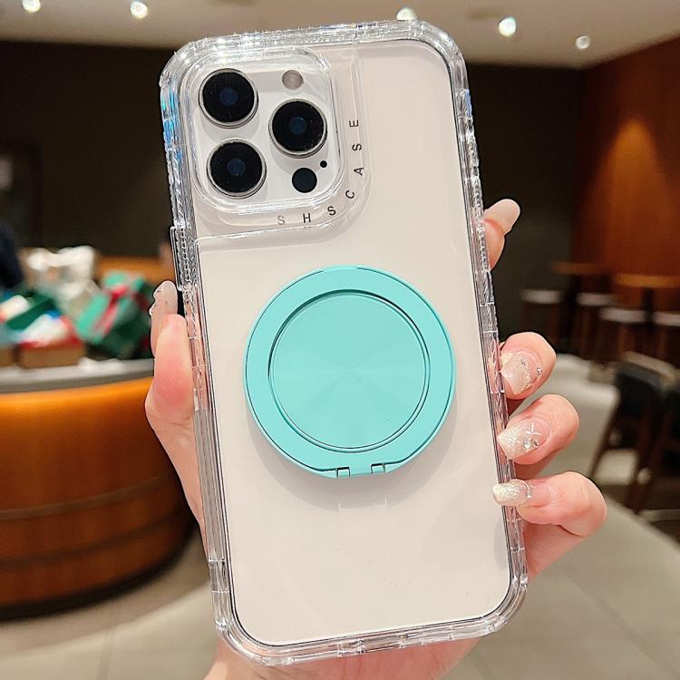 For iPhone 15 Pro Dreamland Transparent MagSafe Holder Phone Case