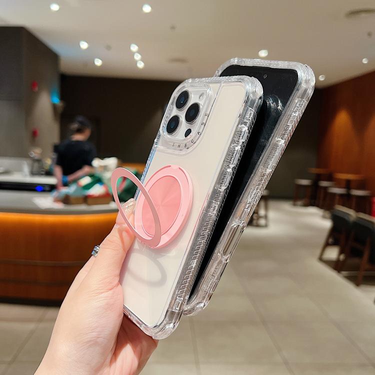 For iPhone 13 Dreamland Transparent MagSafe Holder Phone Case