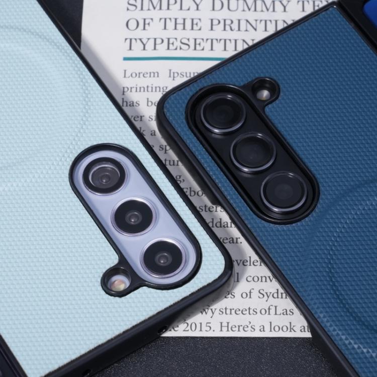For Samsung Galaxy Z Fold5 5G Diamond Pattern MagSafe Magnetic Folding Phone Case