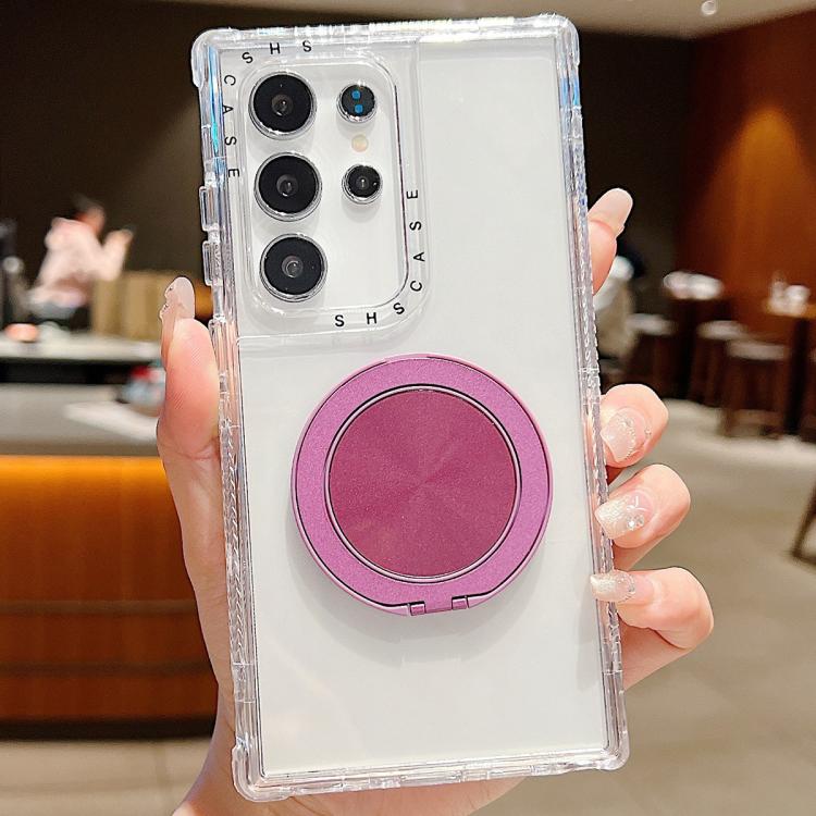 For Samsung Galaxy S21 Ultra 5G Dreamland Transparent MagSafe Holder Phone Case
