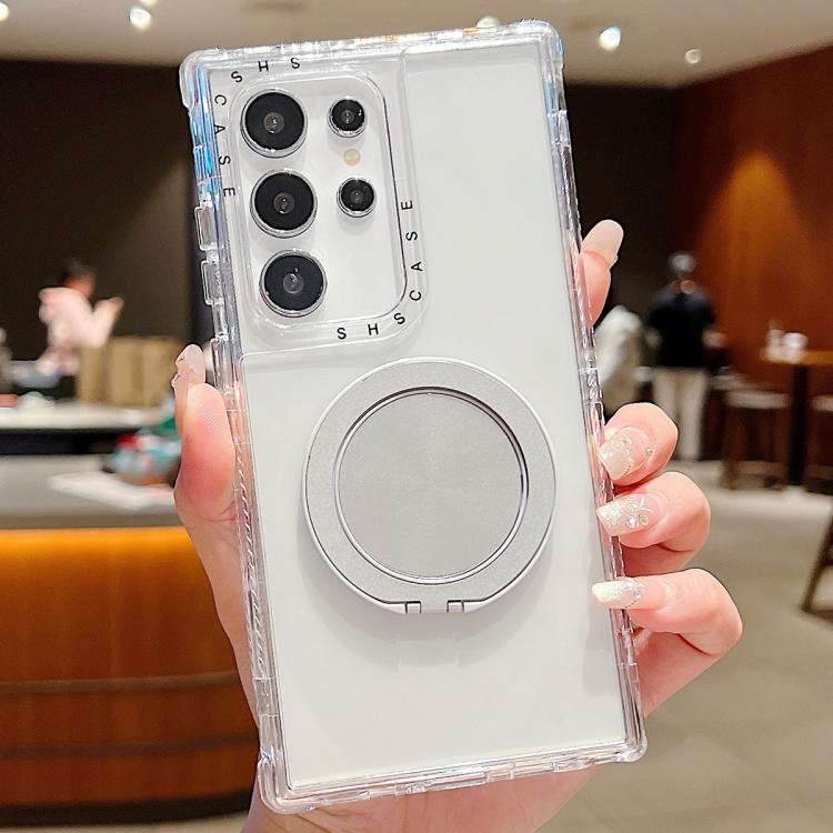 For Samsung Galaxy S21 Ultra 5G Dreamland Transparent MagSafe Holder Phone Case