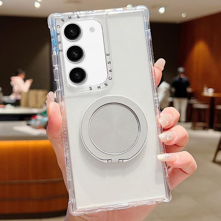 For Samsung Galaxy S22 5G Dreamland Transparent MagSafe Holder Phone Case