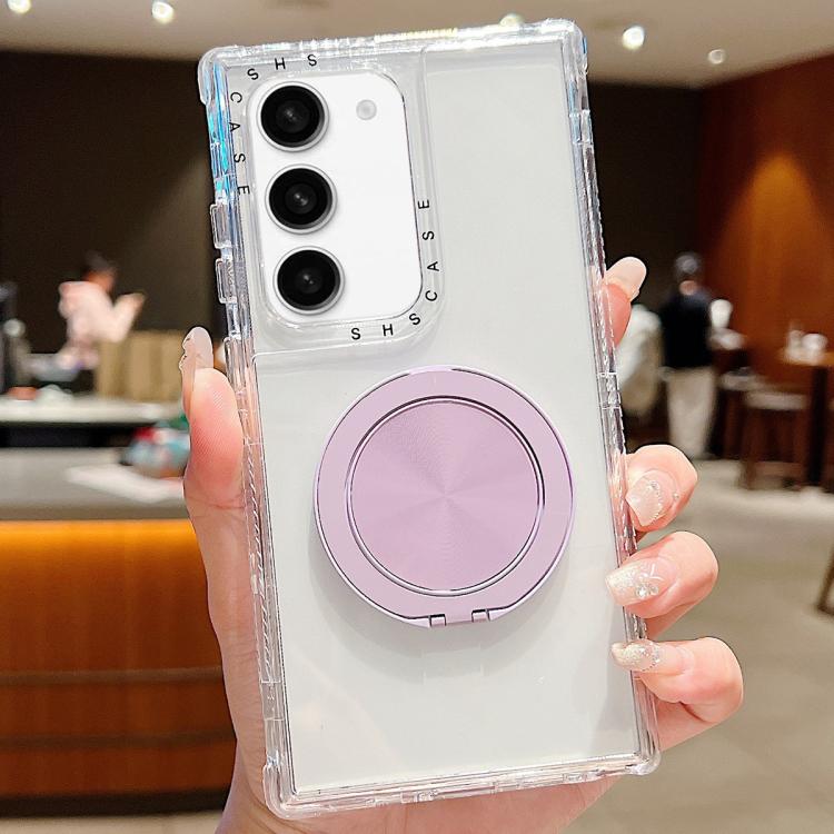 For Samsung Galaxy S22 5G Dreamland Transparent MagSafe Holder Phone Case