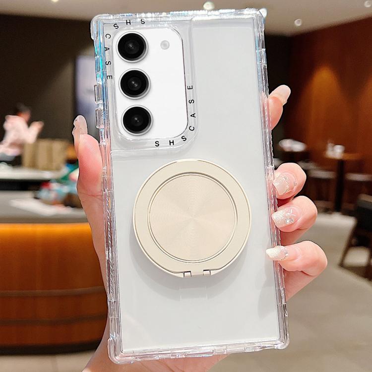 For Samsung Galaxy S22 5G Dreamland Transparent MagSafe Holder Phone Case