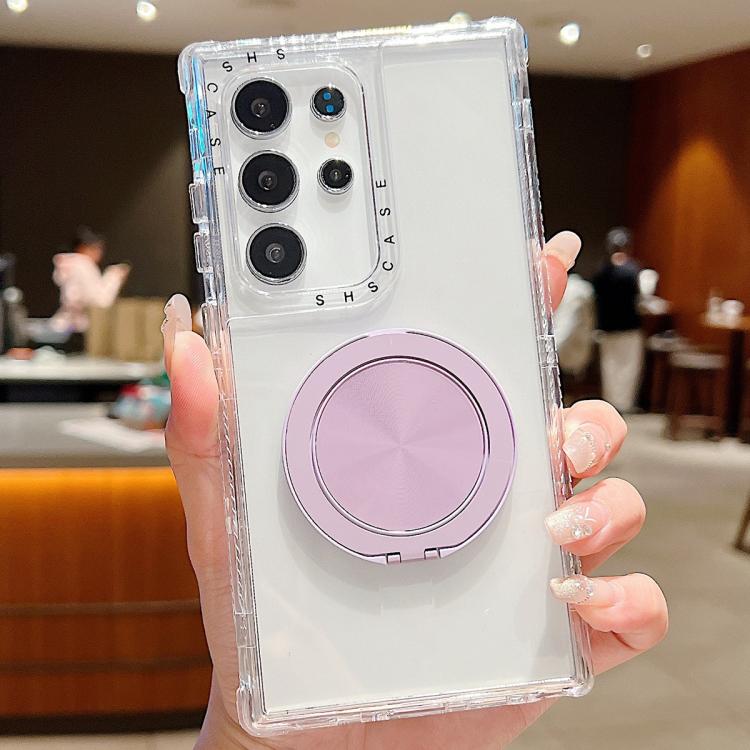 For Samsung Galaxy S23 Ultra 5G Dreamland Transparent MagSafe Holder Phone Case