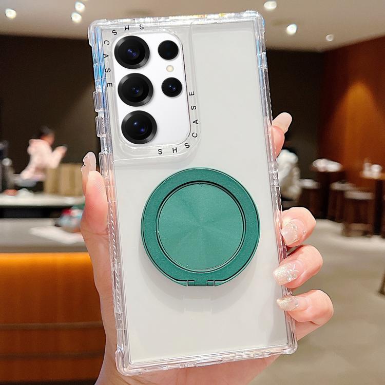 For Samsung Galaxy S25 Ultra / S24 Ultra 5G Dreamland Transparent MagSafe Holder Phone Case
