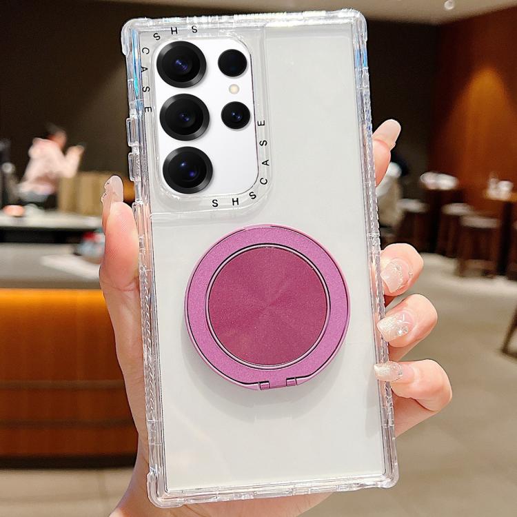 For Samsung Galaxy S25 Ultra / S24 Ultra 5G Dreamland Transparent MagSafe Holder Phone Case