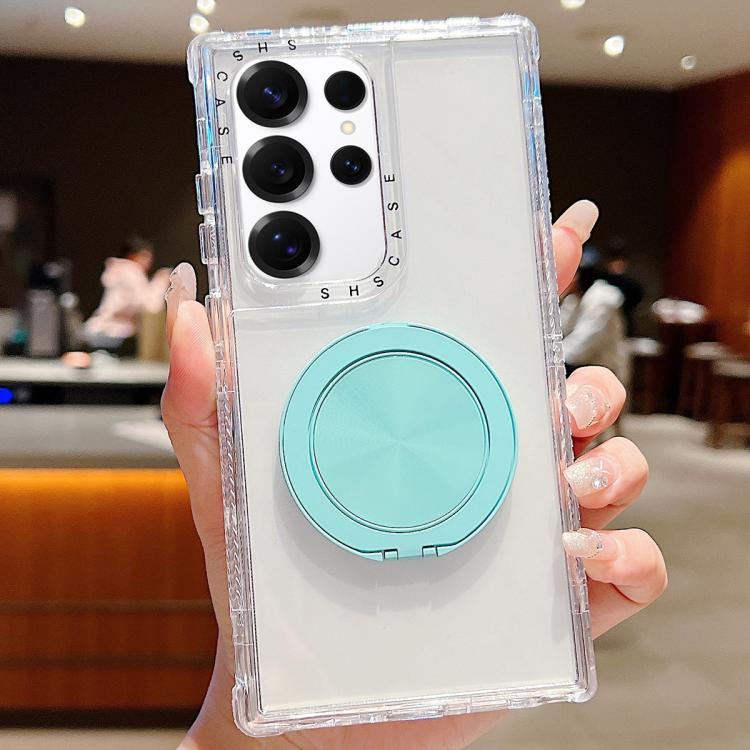 For Samsung Galaxy S25 Ultra / S24 Ultra 5G Dreamland Transparent MagSafe Holder Phone Case