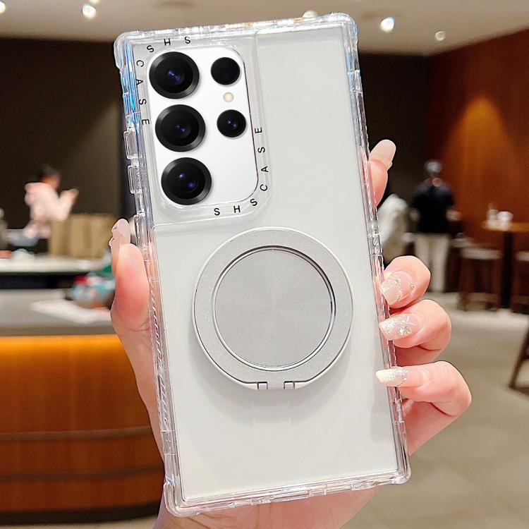 For Samsung Galaxy S25 Ultra / S24 Ultra 5G Dreamland Transparent MagSafe Holder Phone Case