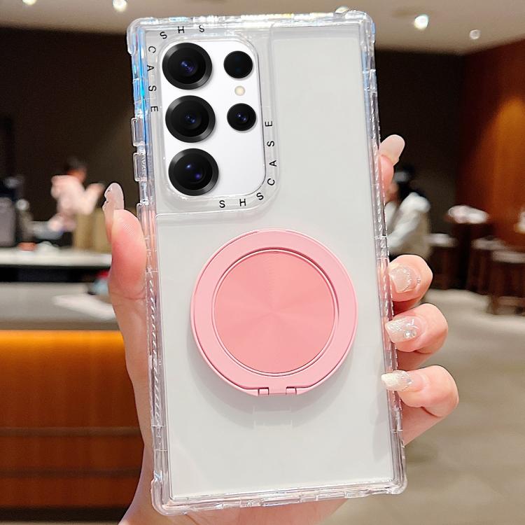 For Samsung Galaxy S25 Ultra / S24 Ultra 5G Dreamland Transparent MagSafe Holder Phone Case