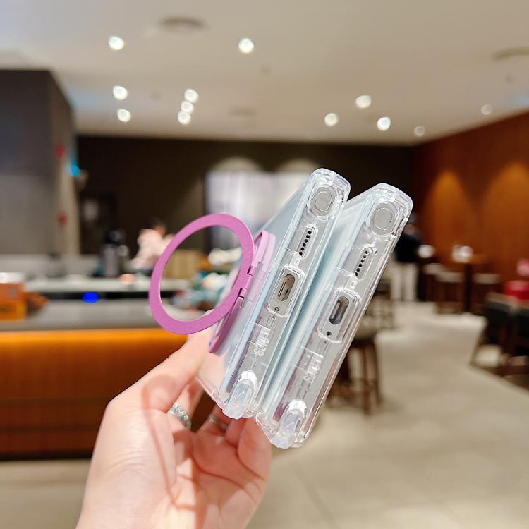 For Samsung Galaxy S22 5G Dreamland Transparent MagSafe Holder Phone Case