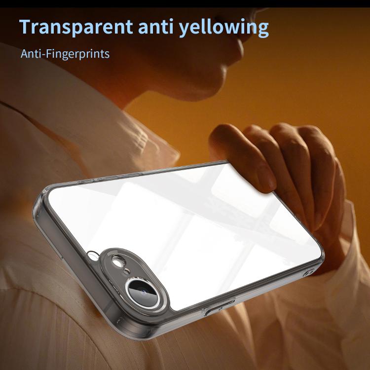 For iPhone 17e / 16e PC Hybrid TPU Airbag Shockproof Phone Case