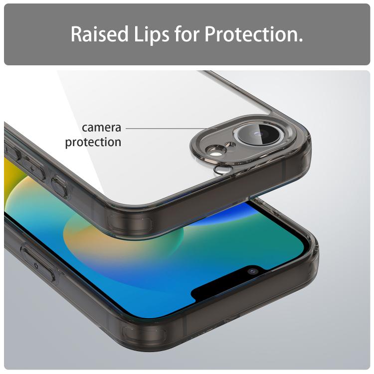 For iPhone 17e / 16e PC Hybrid TPU Airbag Shockproof Phone Case
