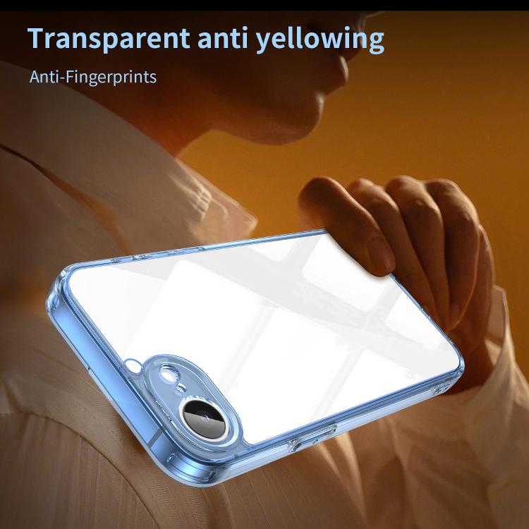 For iPhone 17e / 16e PC Hybrid TPU Airbag Shockproof Phone Case