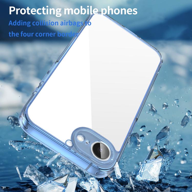 For iPhone 17e / 16e PC Hybrid TPU Airbag Shockproof Phone Case